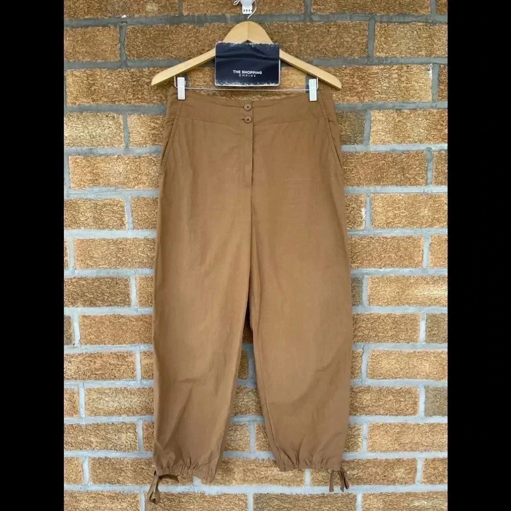 Rebecca Taylor Tan Utility Jogger Pants - Picture 4 of 13